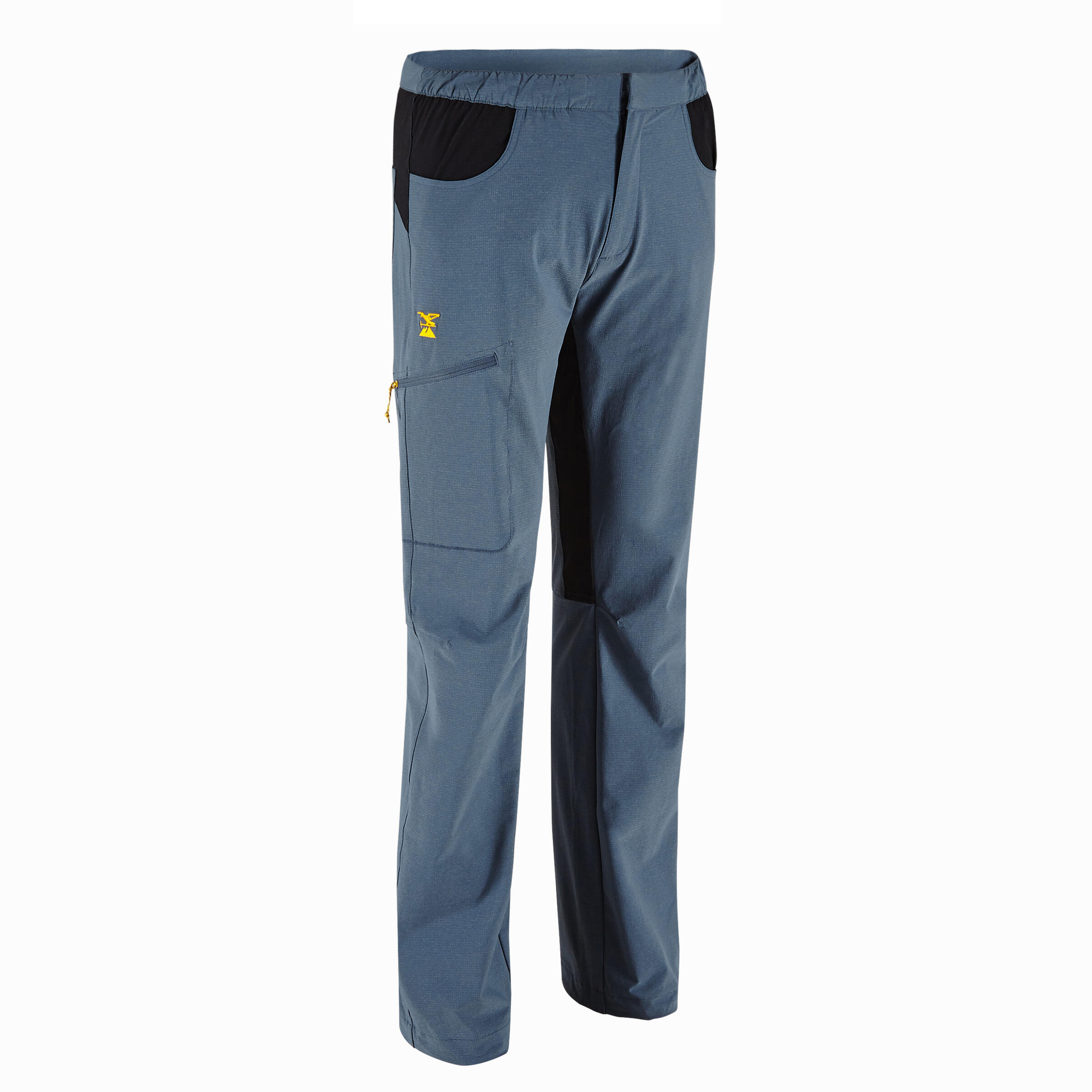 mens stretch climbing trousers edge storm grey