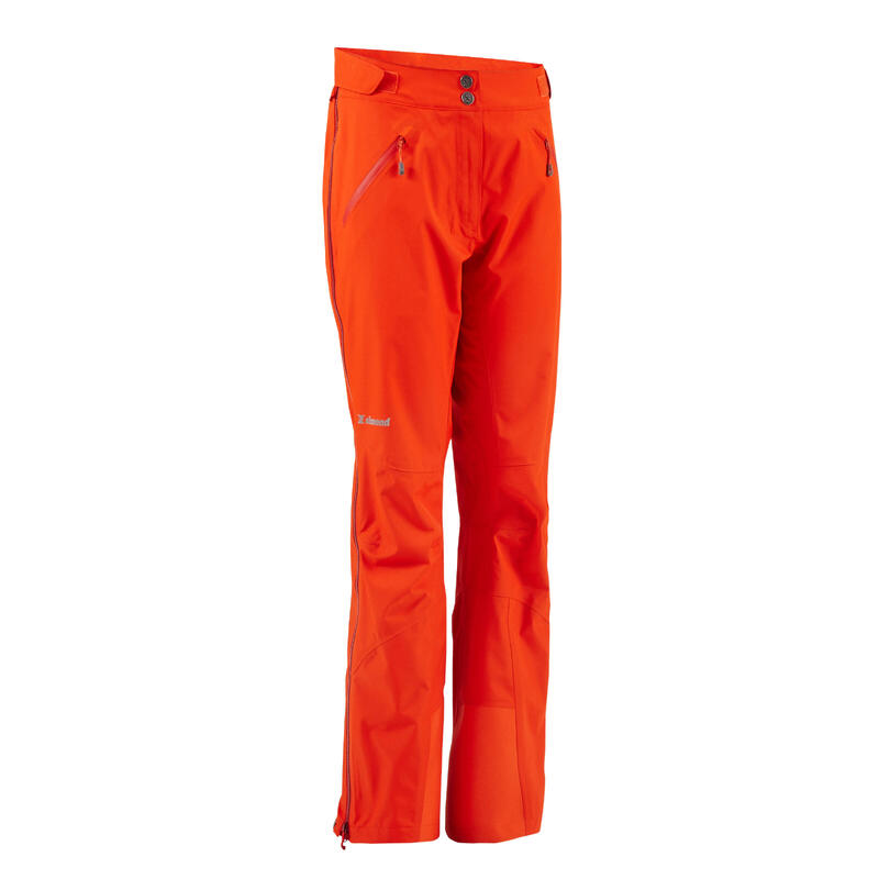 Pantalones Impermeables de Alpinismo Alta Montaña Mujer Simond Alpinism Naranja