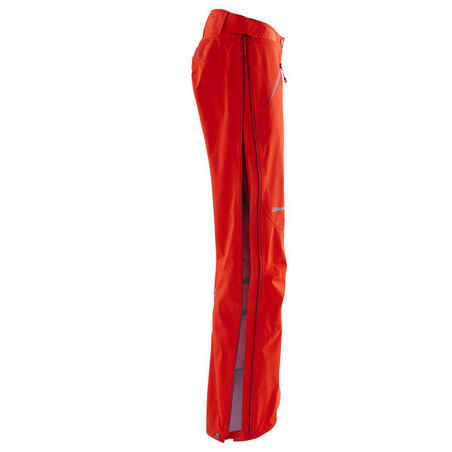 Women's Mountaineering Waterproof Overtrousers - Alpinism Red
