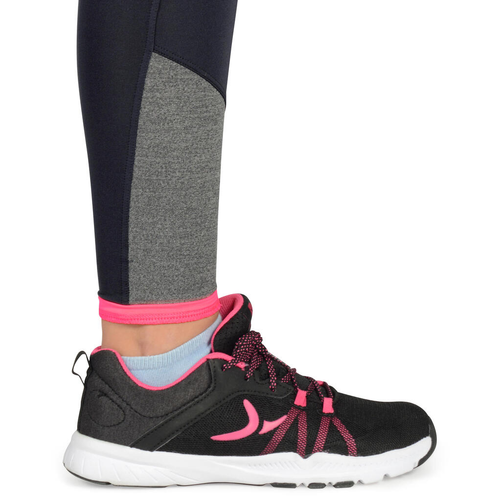 Leggings S500 Gym Kinder grau/rosa