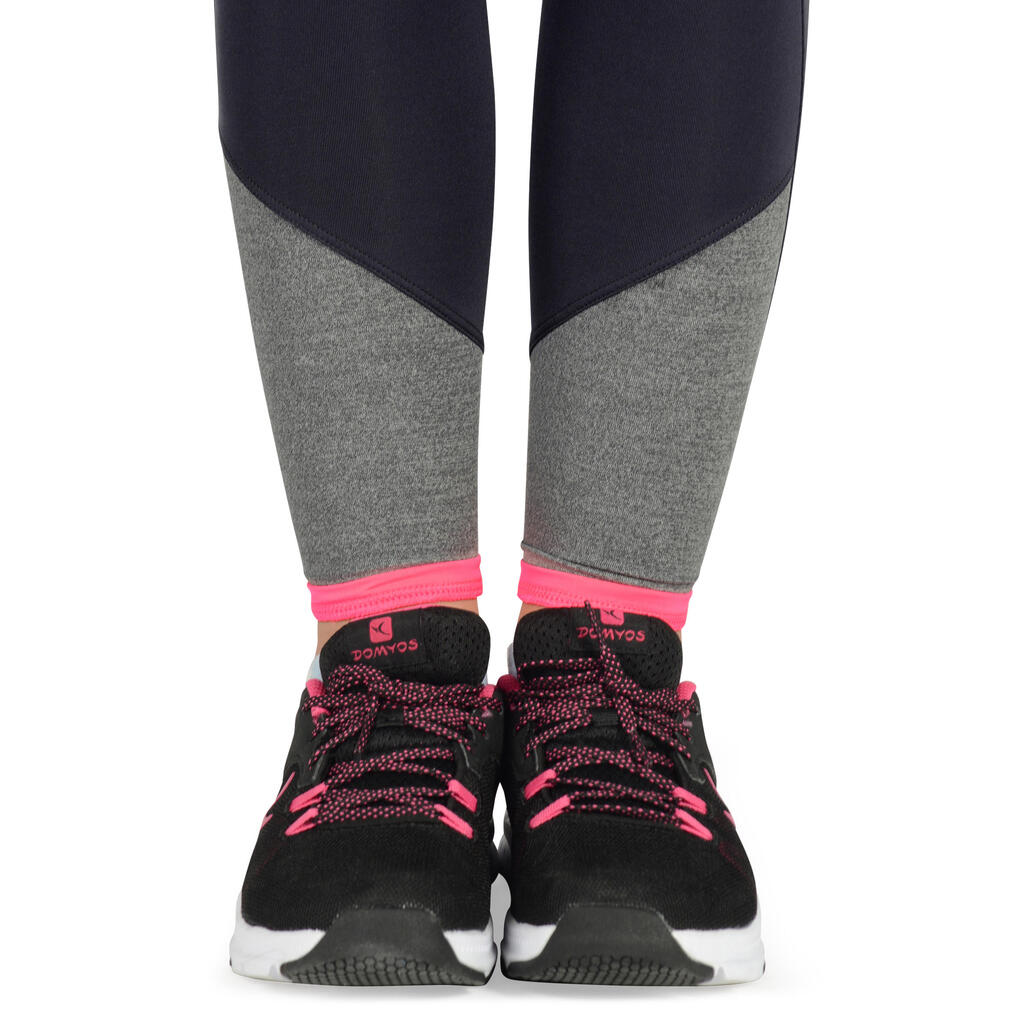 Leggings S500 Gym Kinder grau/rosa