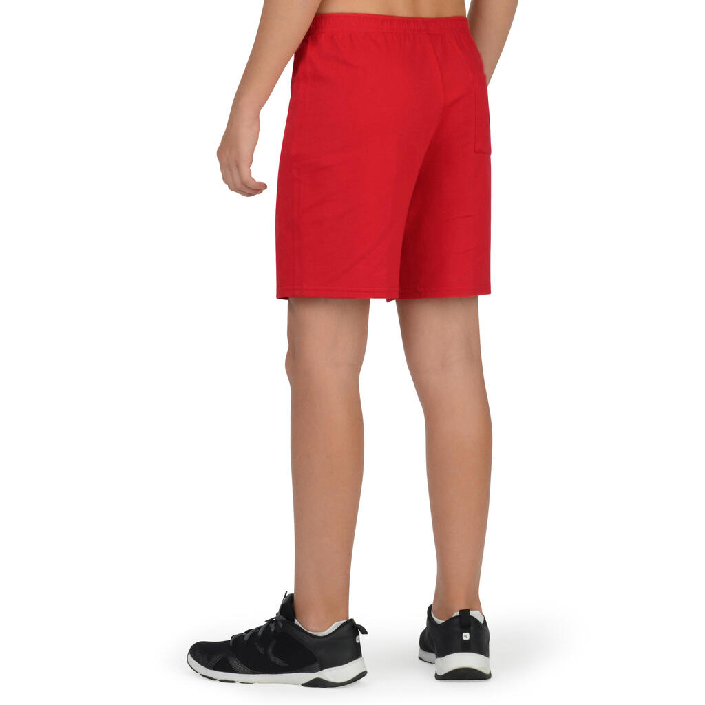 100 Boys' Gym Shorts - Red