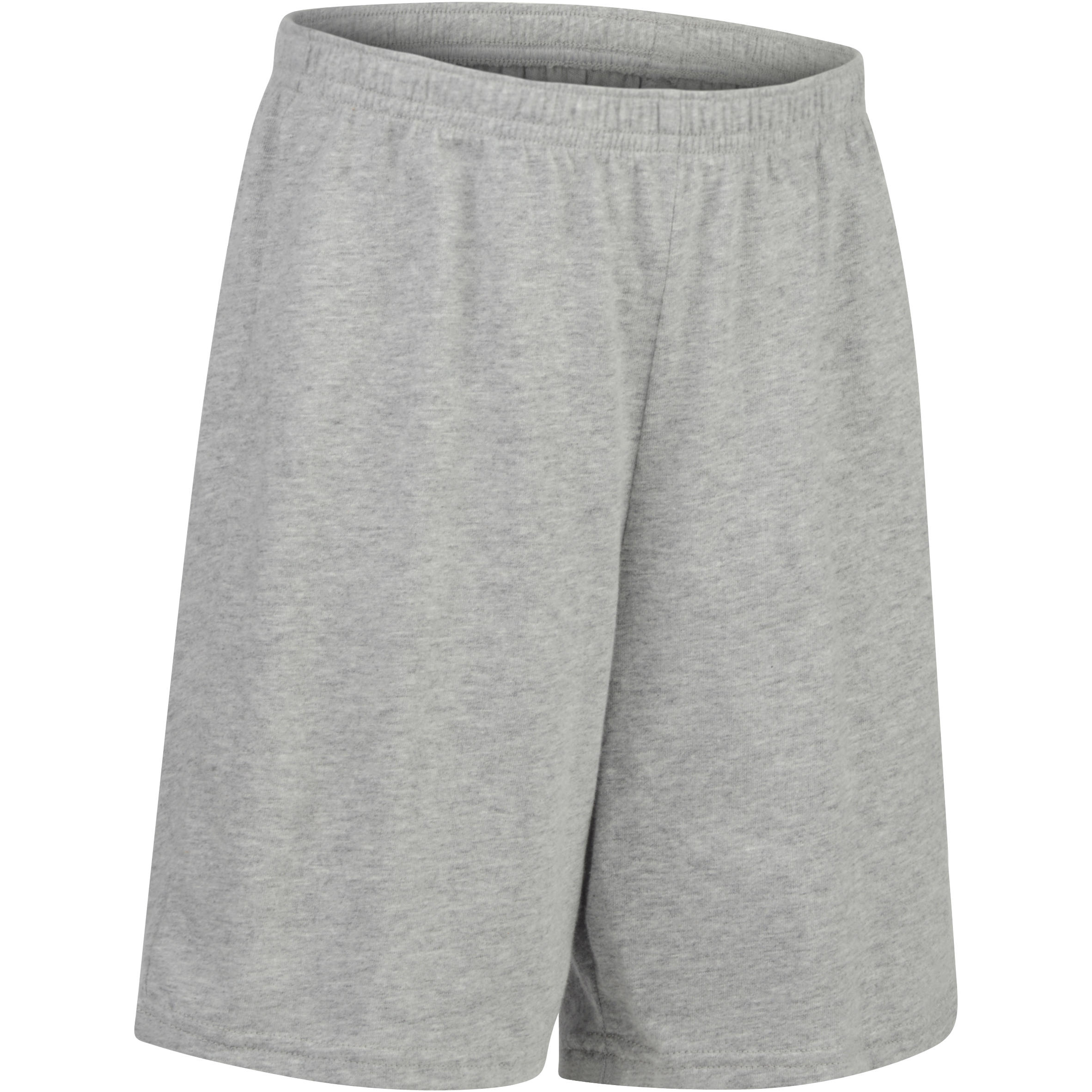 DOMYOS 100 Boys' Gym Shorts - Grey