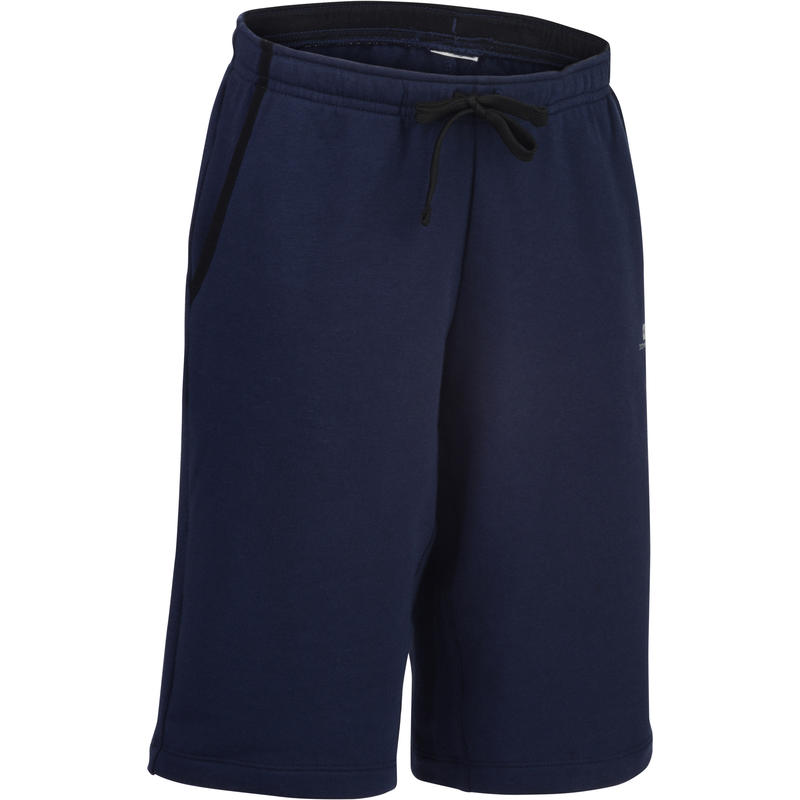 500 Boys' Gym Shorts with Pockets - Navy 500 Boys' Gym Shorts with Pockets - Navy