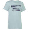 100 Boys' Gym Short-Sleeved T-Shirt - Grey Print