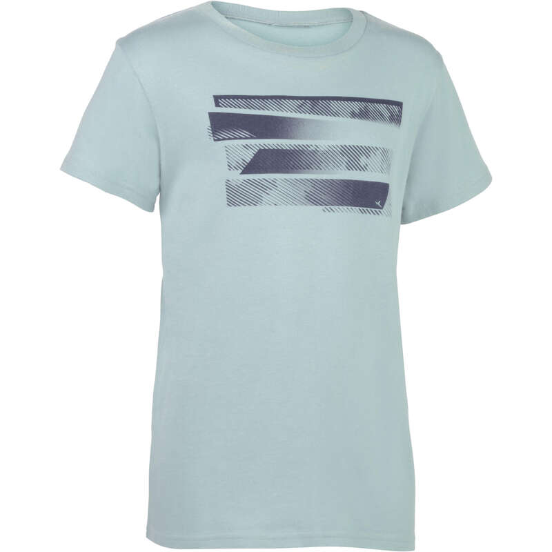 BOY EDUCATIONAL GYM APPAREL - 100 Short-Sleeved Gym T-Shirt DOMYOS