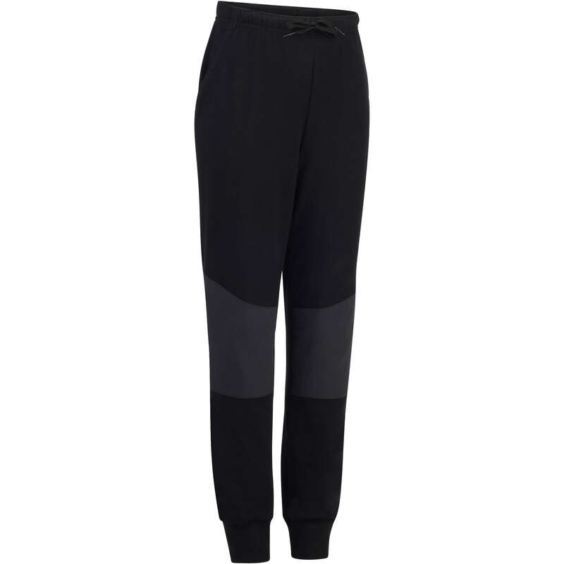 BOY EDUCATIONAL GYM APPAREL - 500 Gym Bottoms - Black DOMYOS
