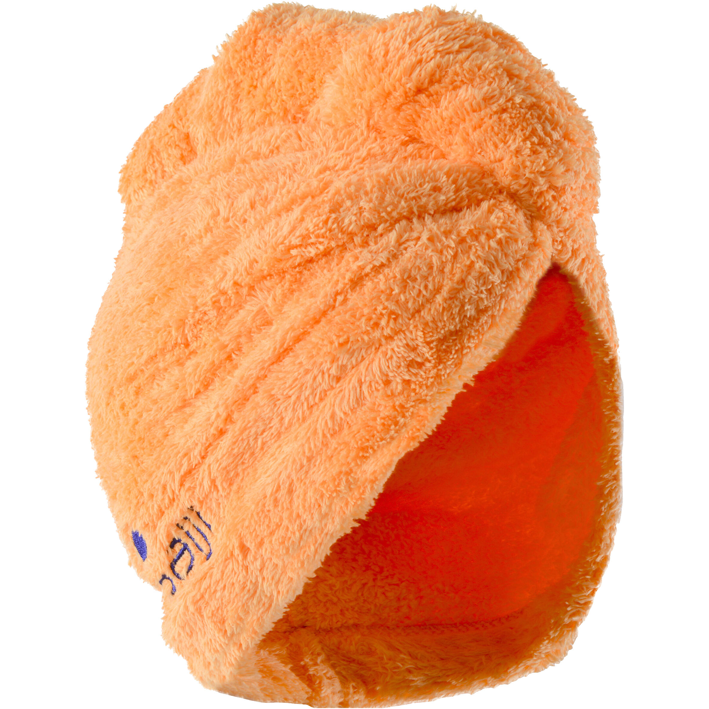 NABAIJI Soft Microfibre Hair Towel - Light Orange