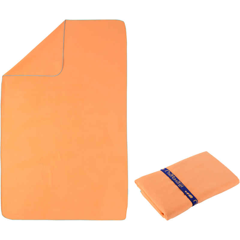 Microfibre Towel Size L 80 x 130 cm - Light Orange