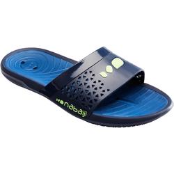 Ciabatte piscina uomo SLAP PLUS azzurre NABAIJI | DECATHLON