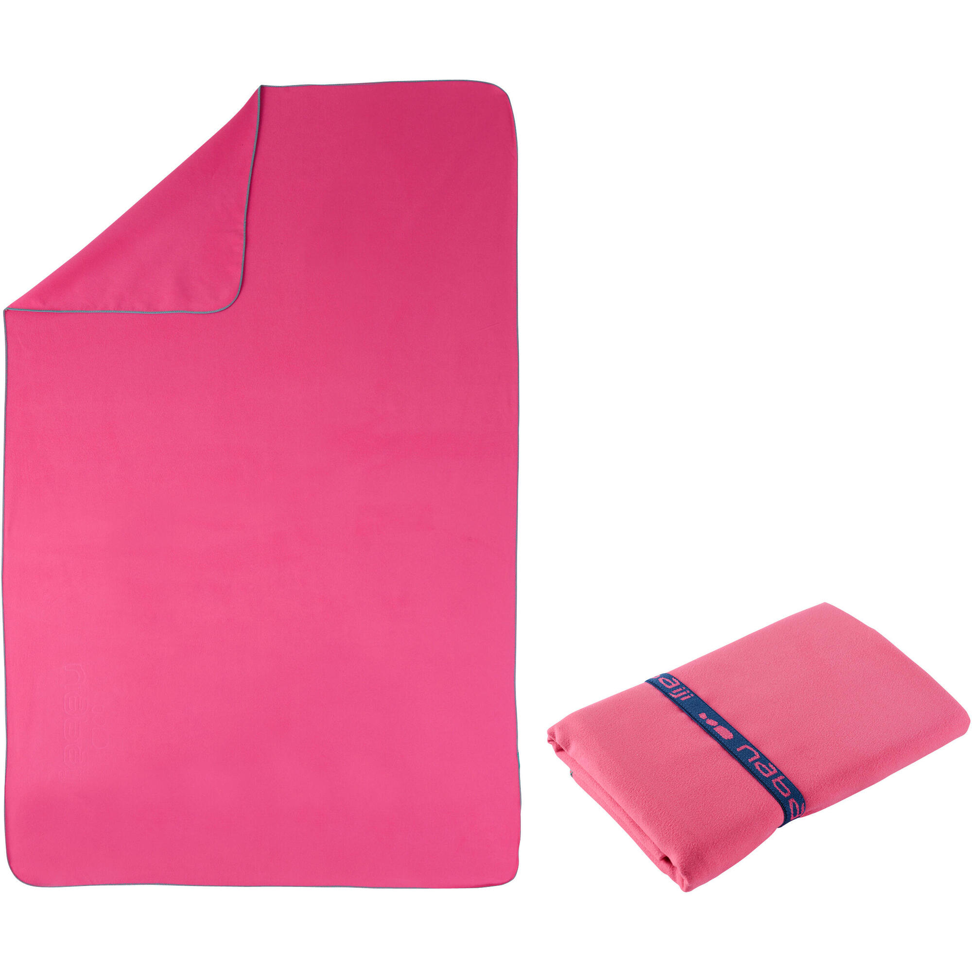 Microfibre Towel L Pink Nabaiji