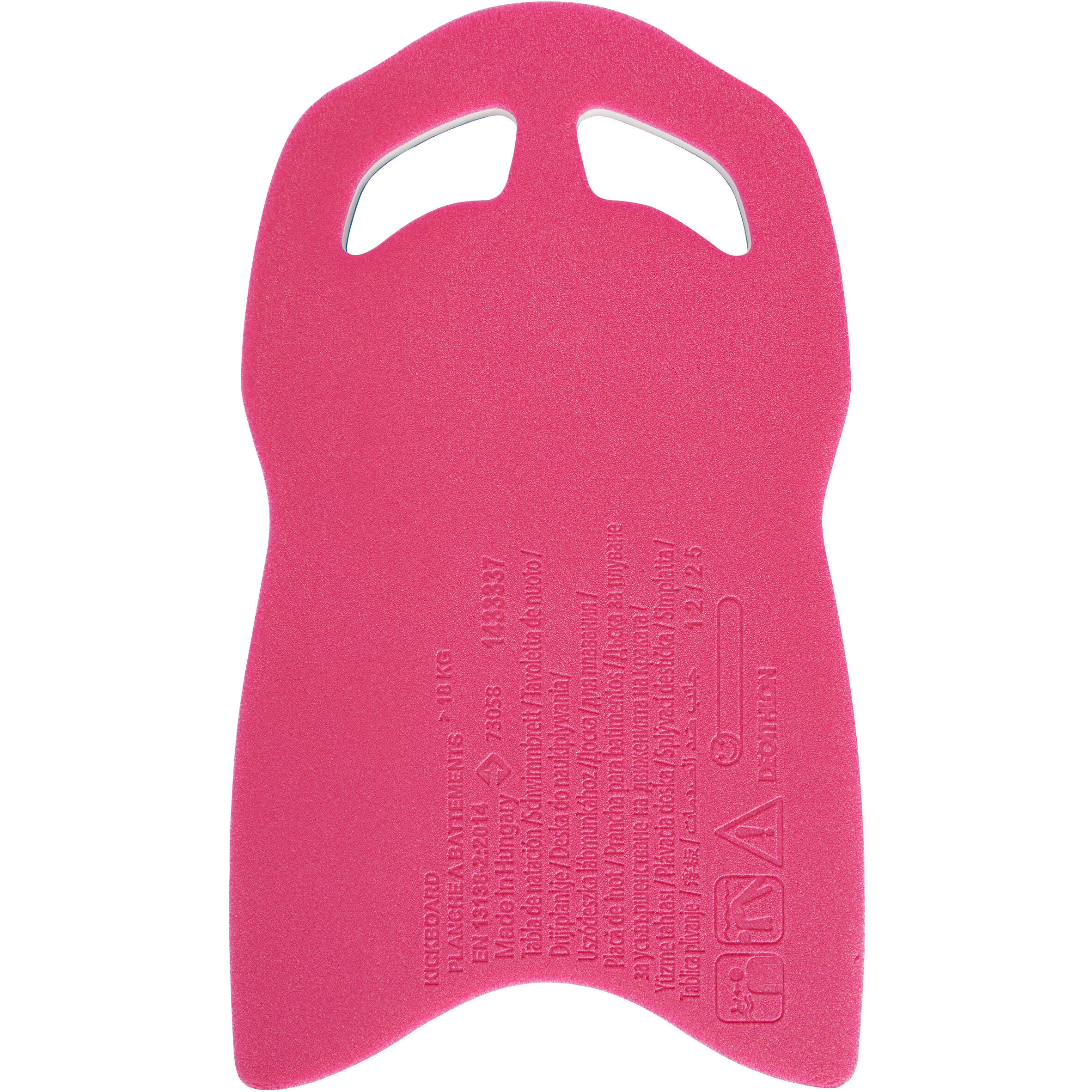 KICKBOARD 100 SWIMMING - BLUE PINK 3/4