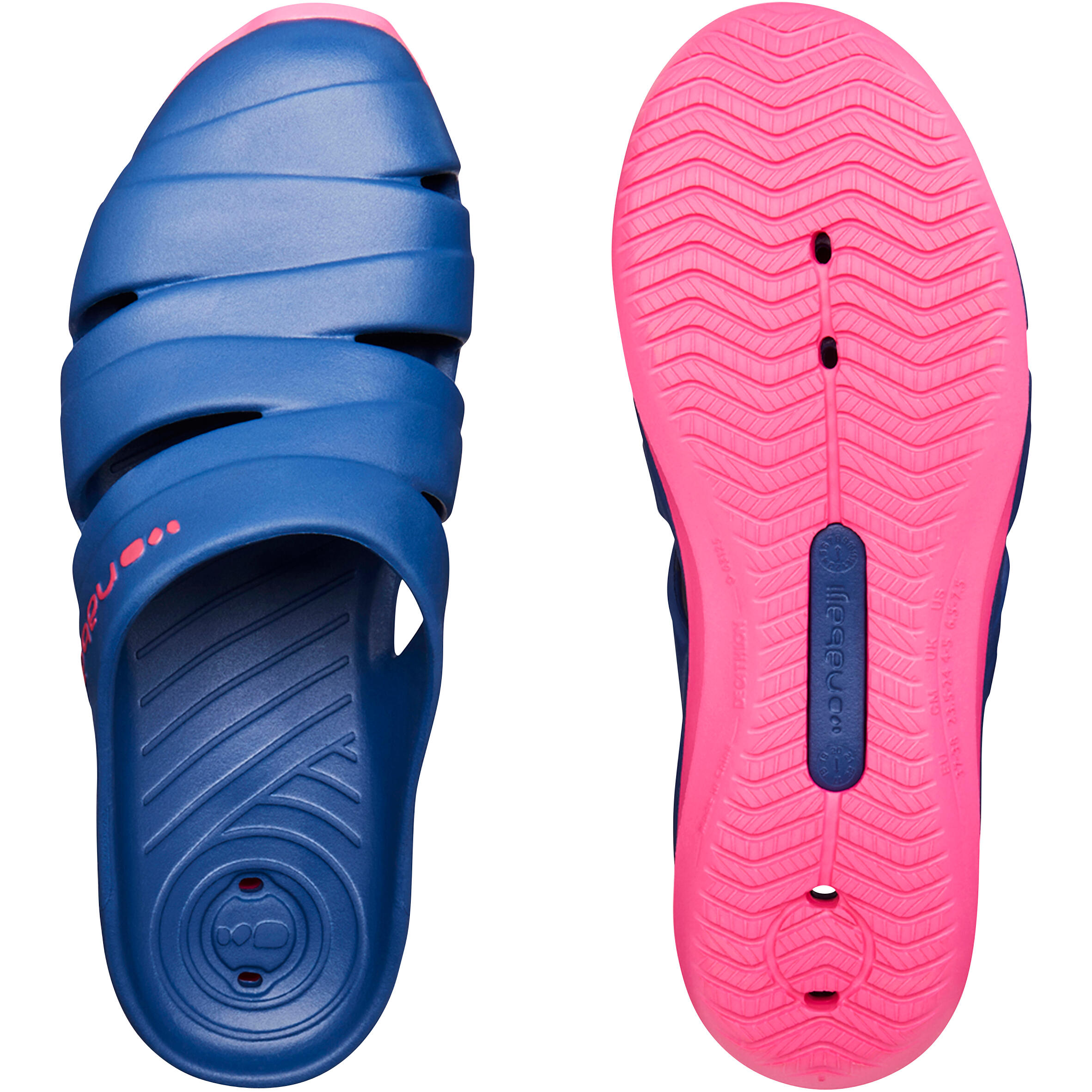 Nabaiji Badslippers Voor Dames Clog 100 Donkerblauw nabaiji kopen in de aanbieding