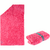 Serviette microfibre douce rose L