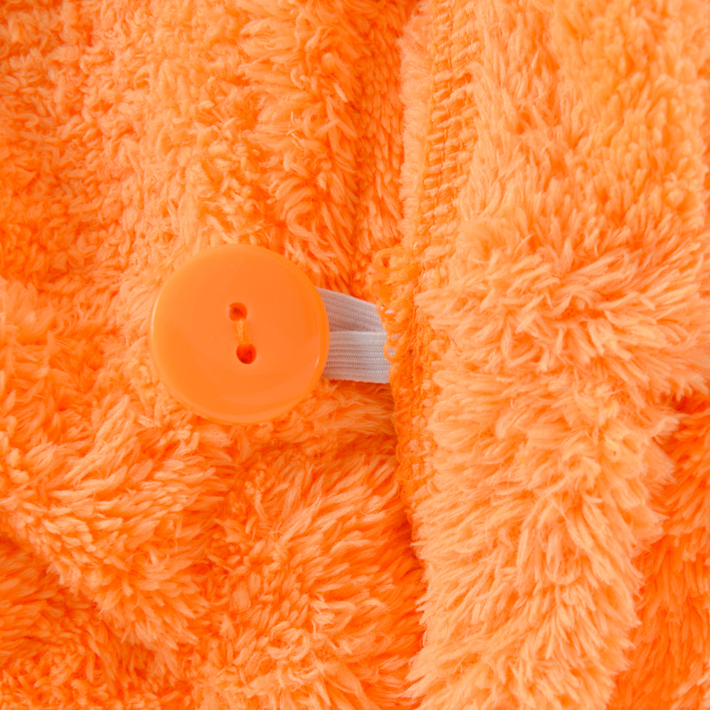 Soft Microfibre Hair Towel - Light Orange 4/5