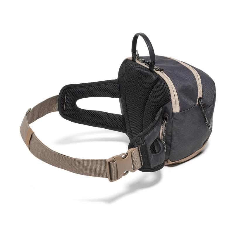 PRODUCTO OCASIÓN: Bolsa riñonera 5L de trekking viaje / TRAVEL - marrón negro