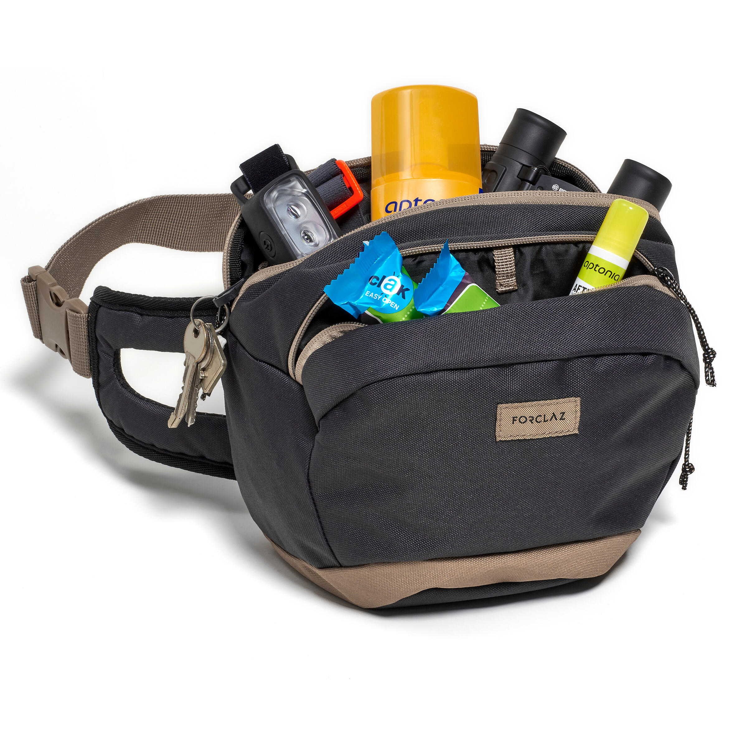 Borsetă format mare TRAVEL 5L Negru decathlon.ro imagine noua