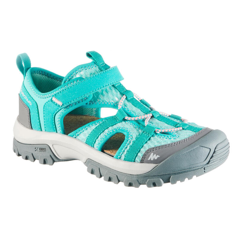 Sandales de randonnée enfant MH150 JR turquoise Sandales de randonnée enfant MH150 JR turquoise