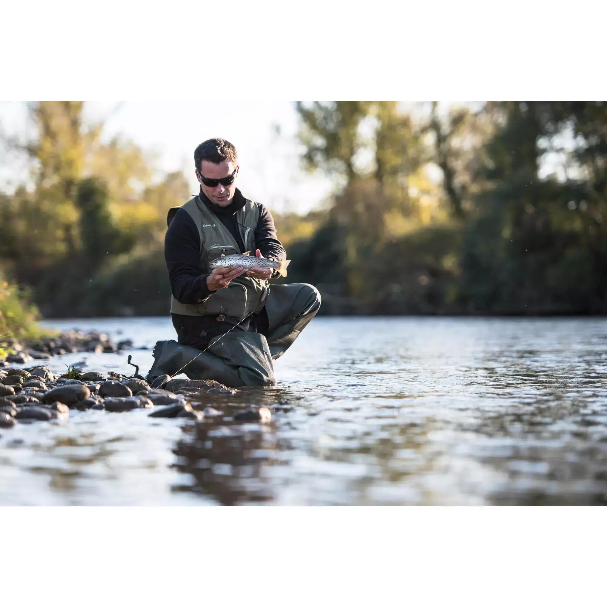 Fishing PVC waders 100 9/9