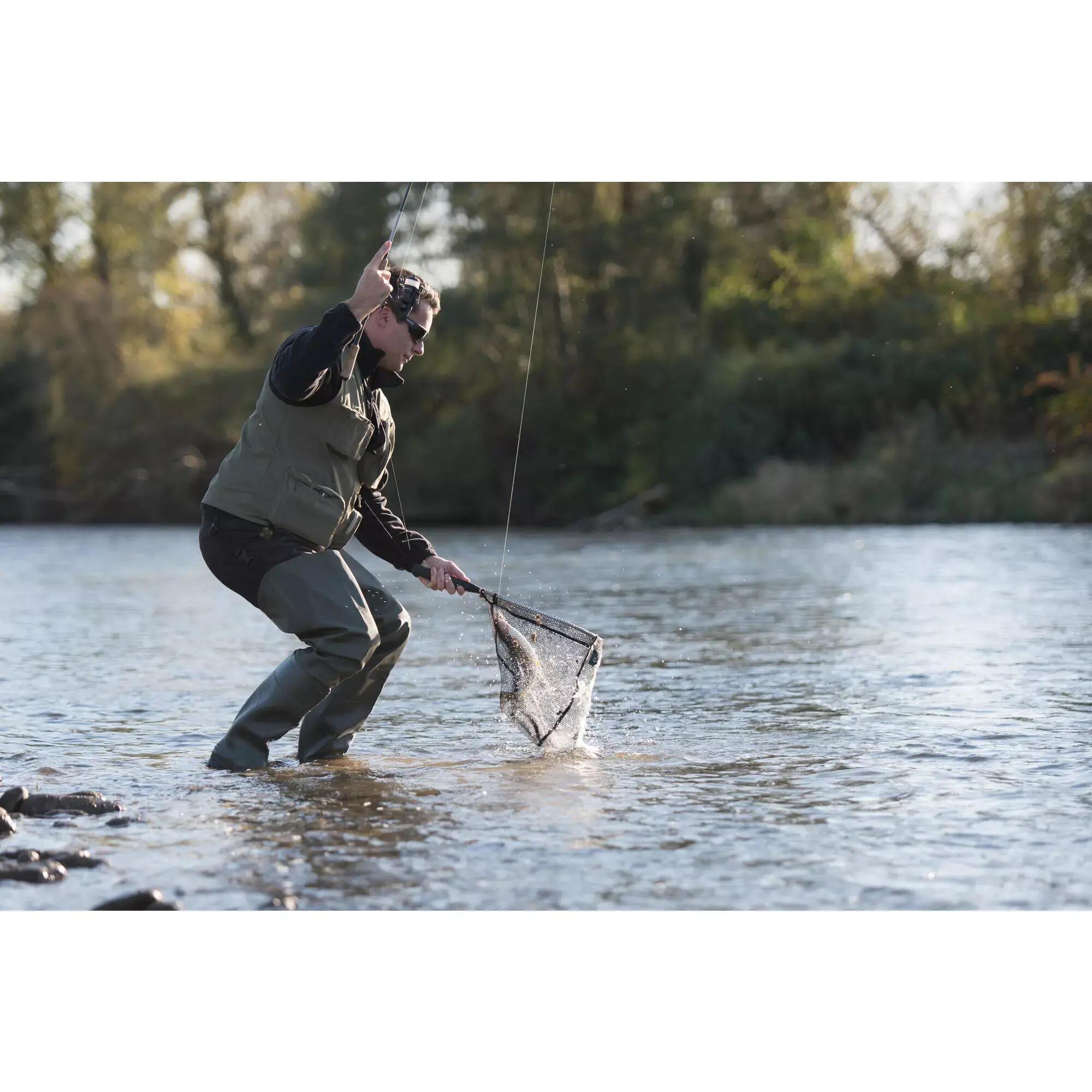 Fishing PVC waders 100 8/9