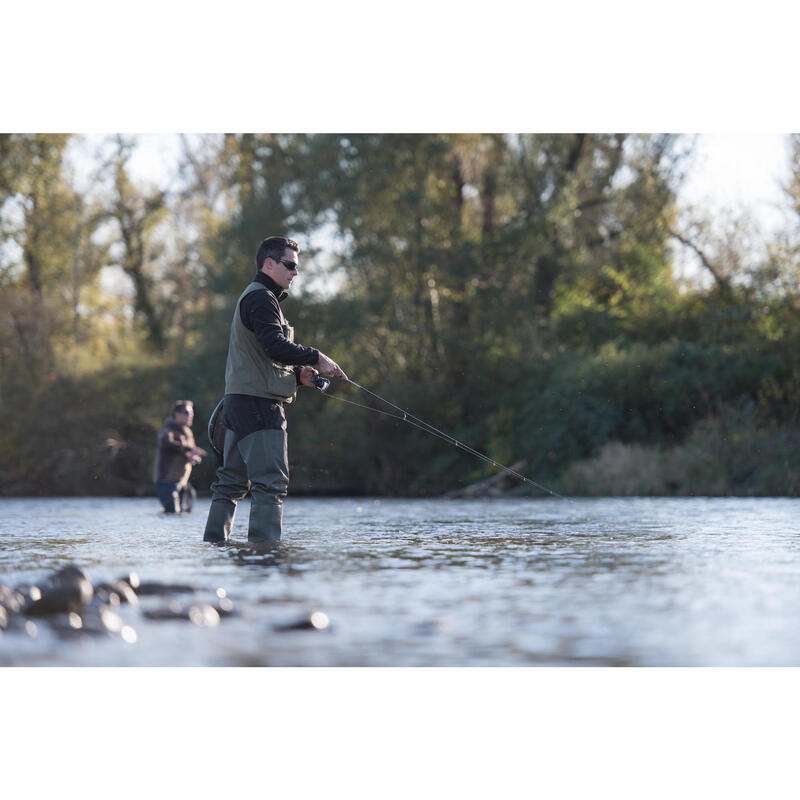 cuissardes en nylon de pêche de preuve de l'eau en PVC avec des