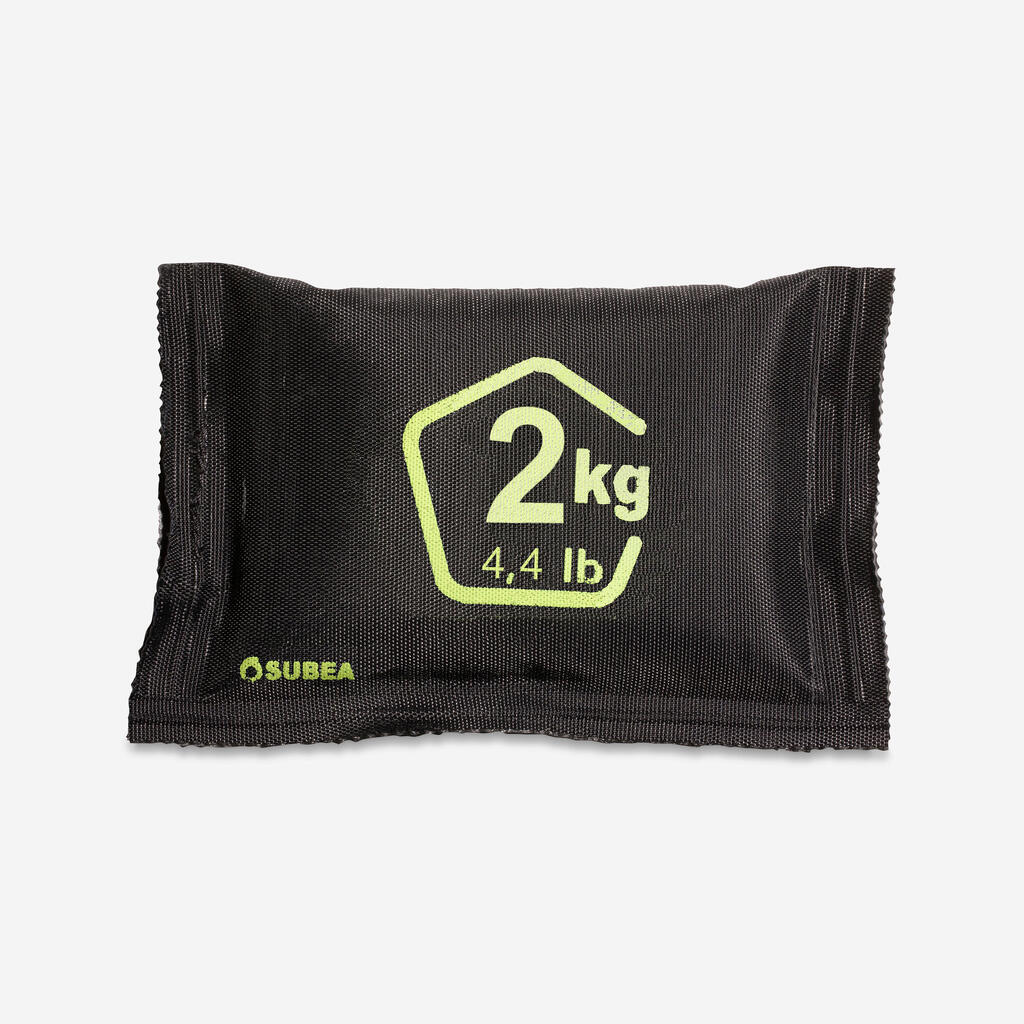 Mīksts svina lodīšu niršanas atsvars, 2 kg