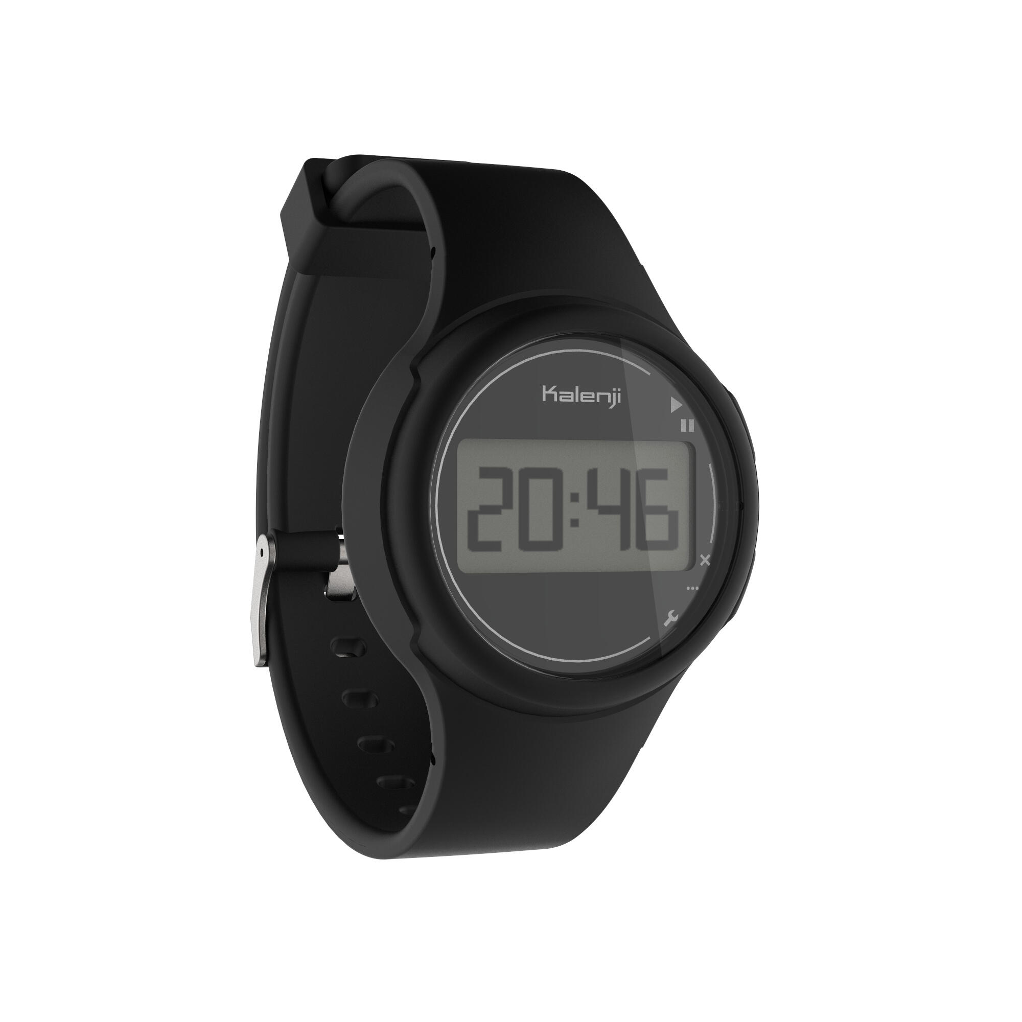 Kalenji Horloge met stopwatch dames/kinderen W100 S zwart Decathlon.nl