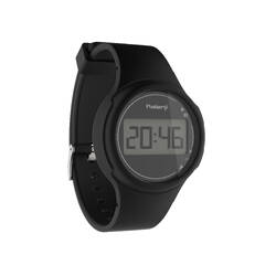 W100 M men's running stopwatch - Black