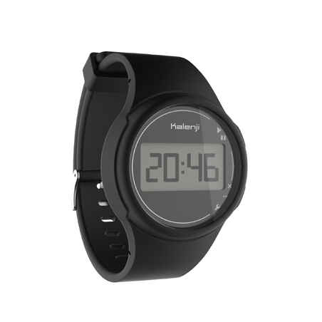 W100 M men's running stopwatch - Black