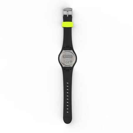 W200 M men's running stopwatch - Black and yellow