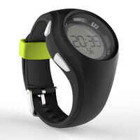 W200 M men's running stopwatch - Black and yellow