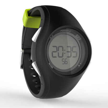 ساعة رقمية رياضية W200 M - سوداء أخضر