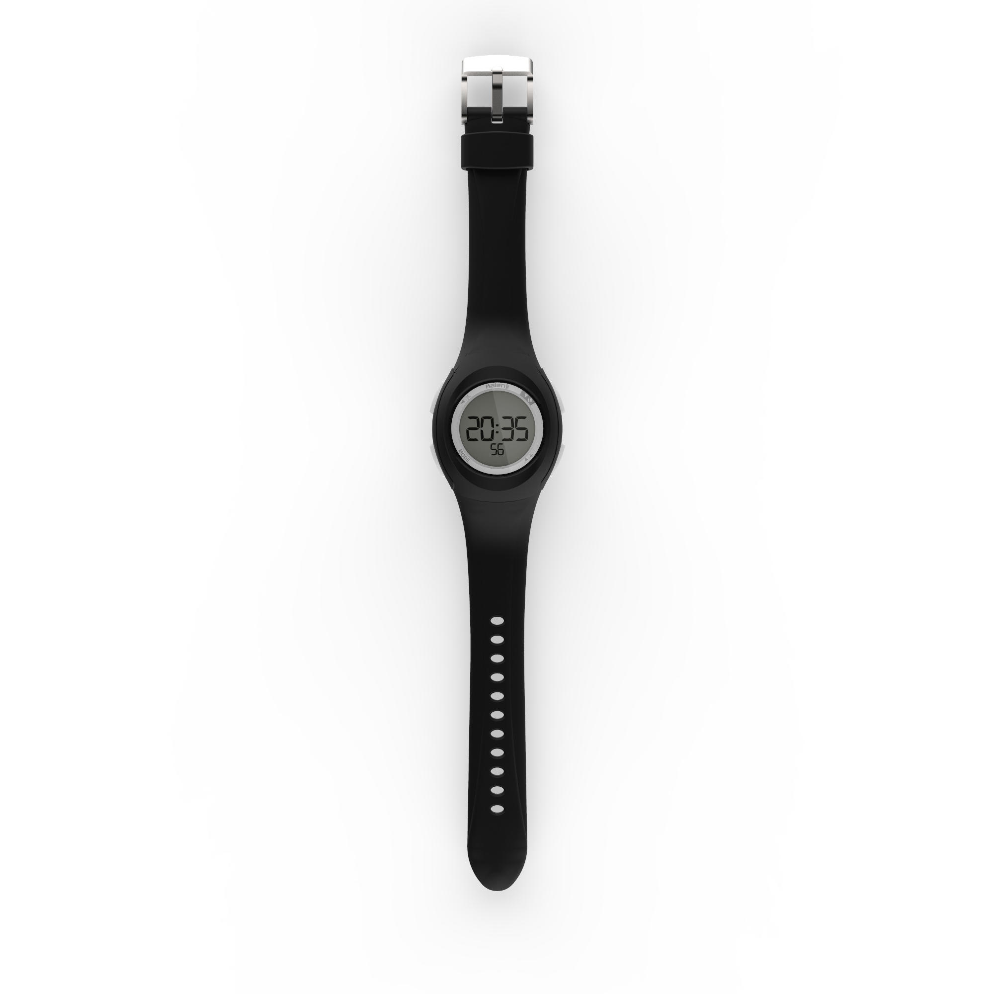 Kalenji Sports Timer Wristwatch - W 200 S Black