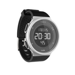 W500 M men's running stopwatch white reversed screen