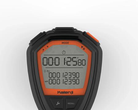 CHRONOMÈTRE SPORT ONSTART 310 NOIR ORANGE KALENJI