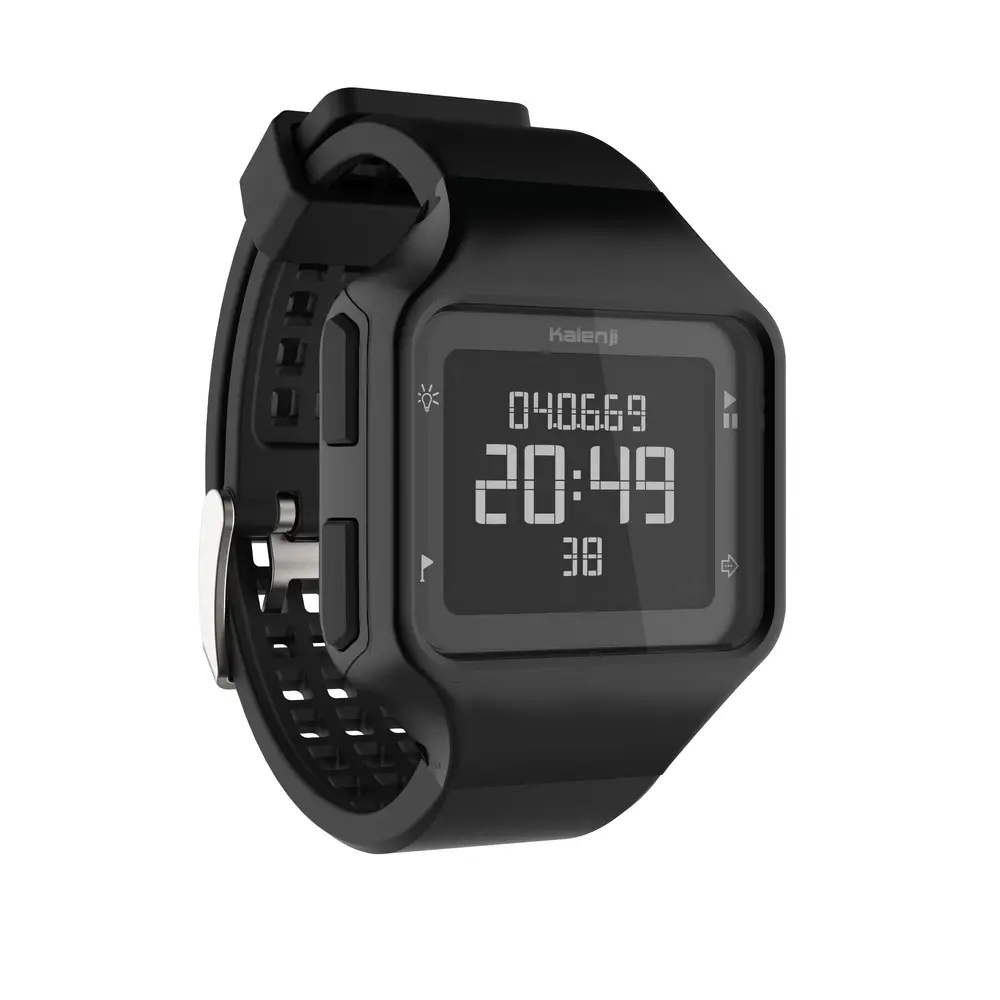 OROLOGIO CRONOMETRO RUNNING UOMO W500+ M NERO - 17,99€