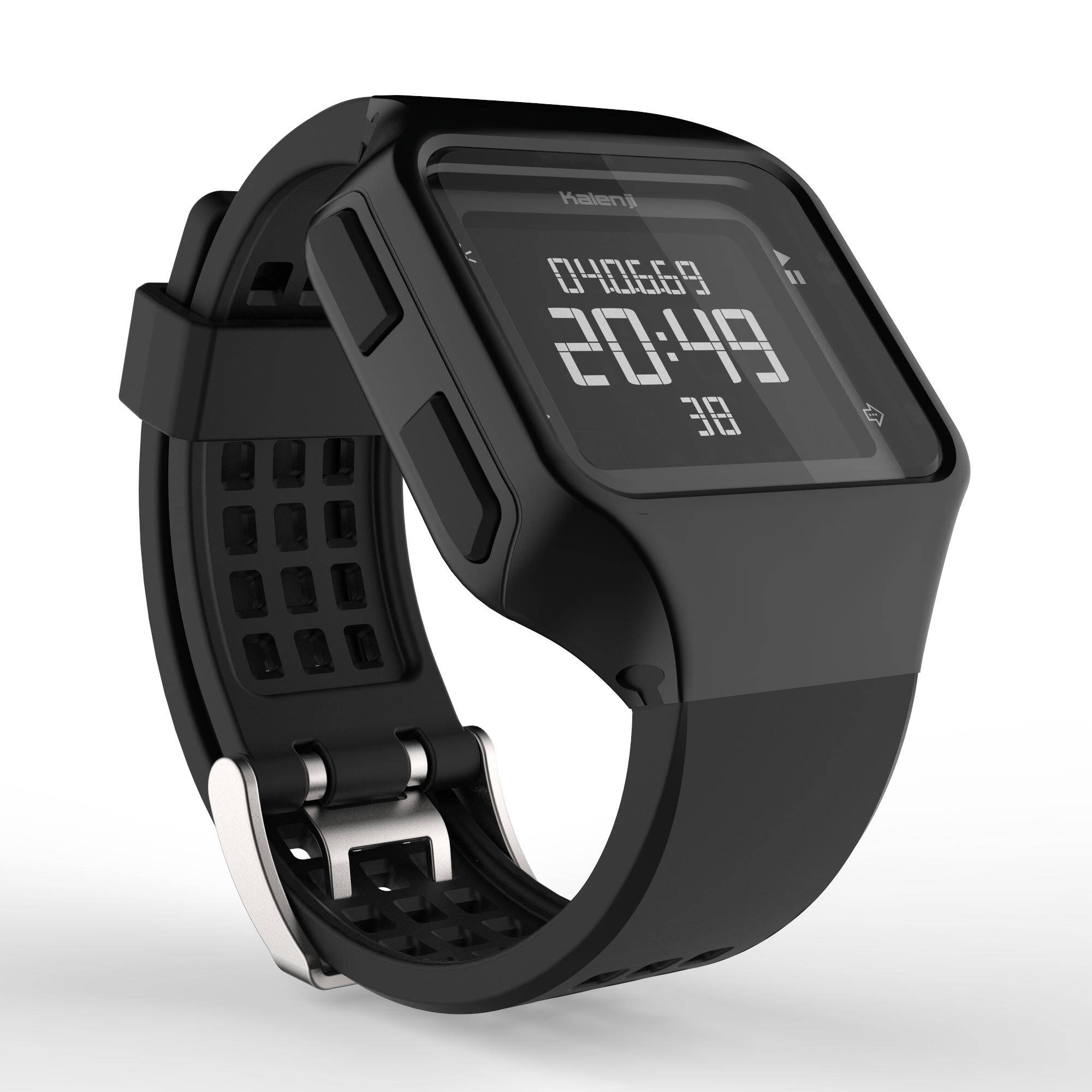 W500 M men's running stopwatch black -  2