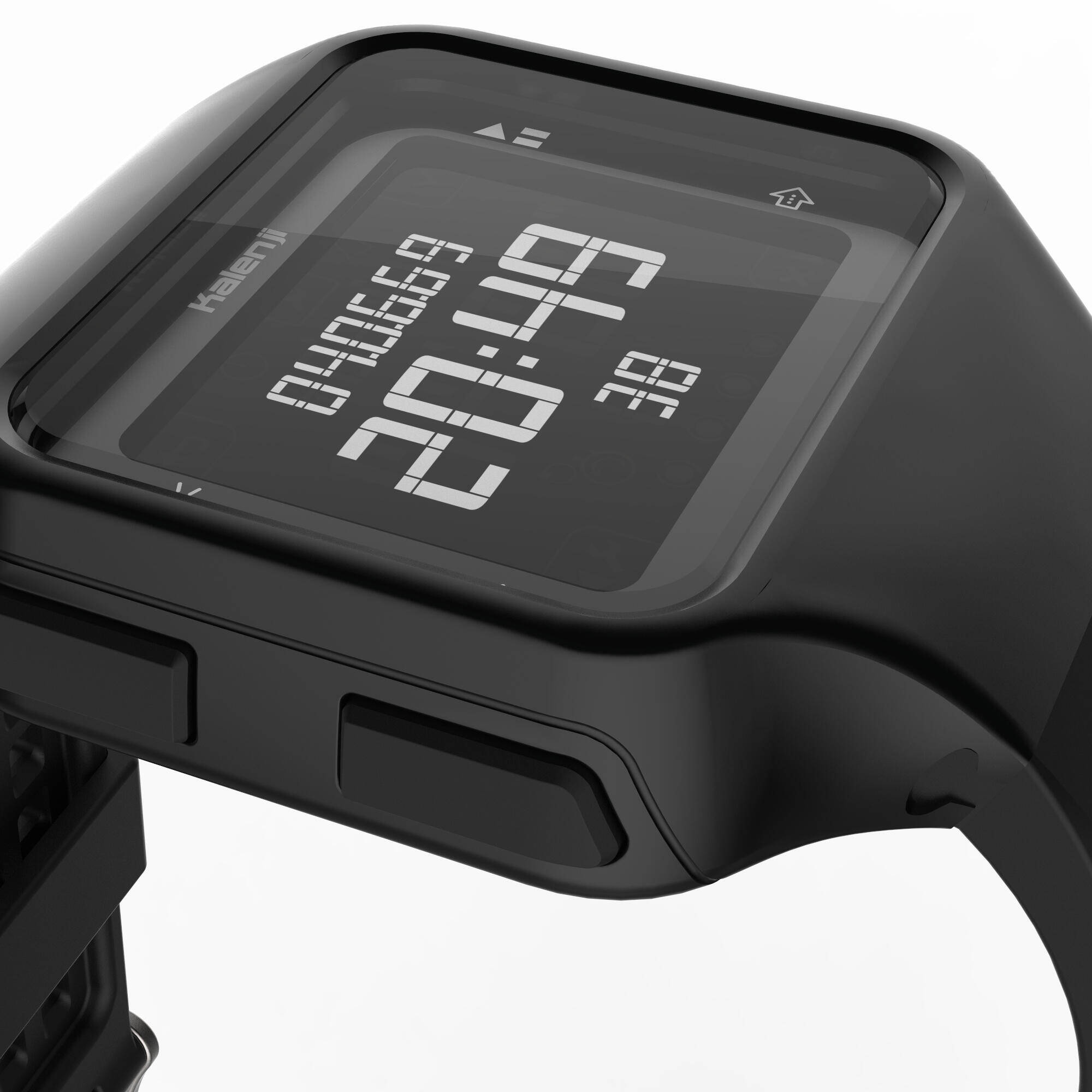 W500 M men's running stopwatch black -  1