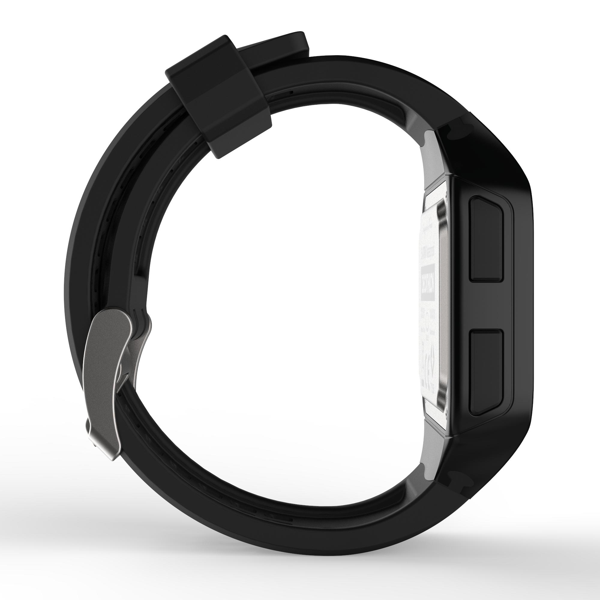 w500 m men's running stopwatch black