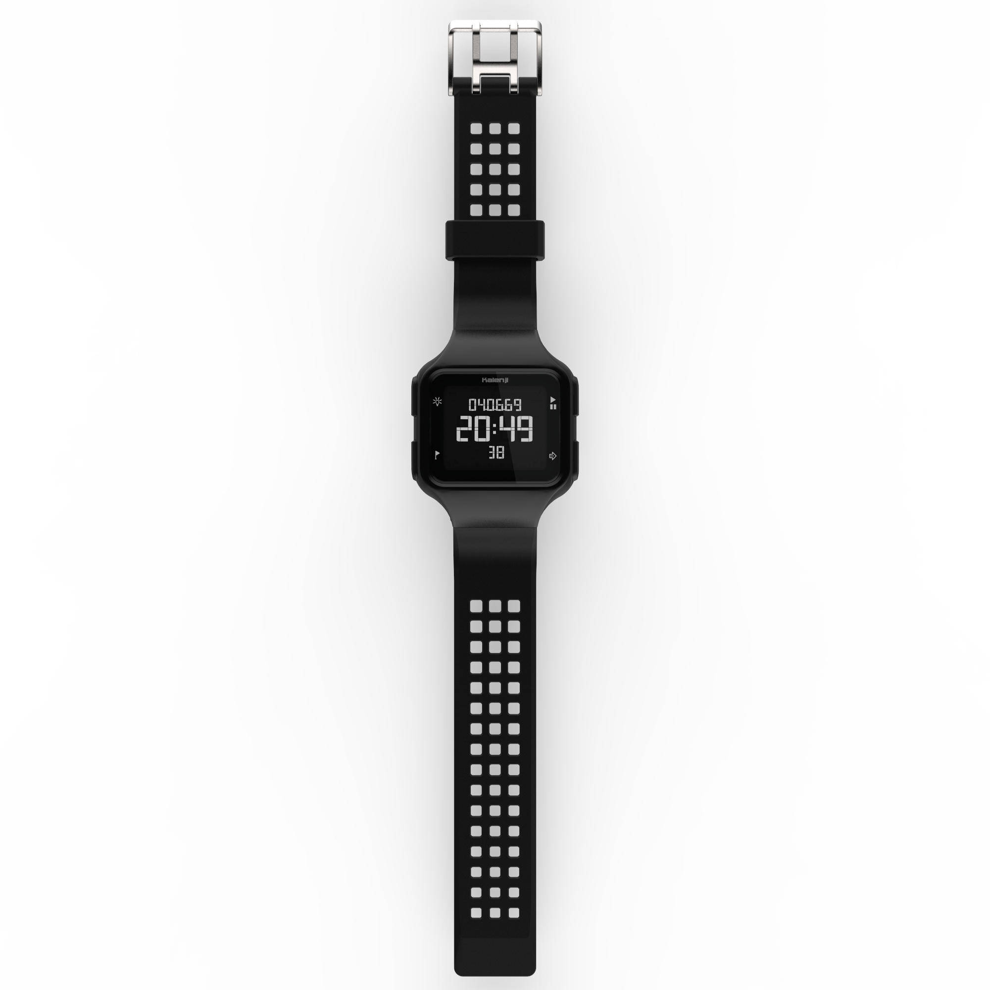 W500 M men's running stopwatch black -  4
