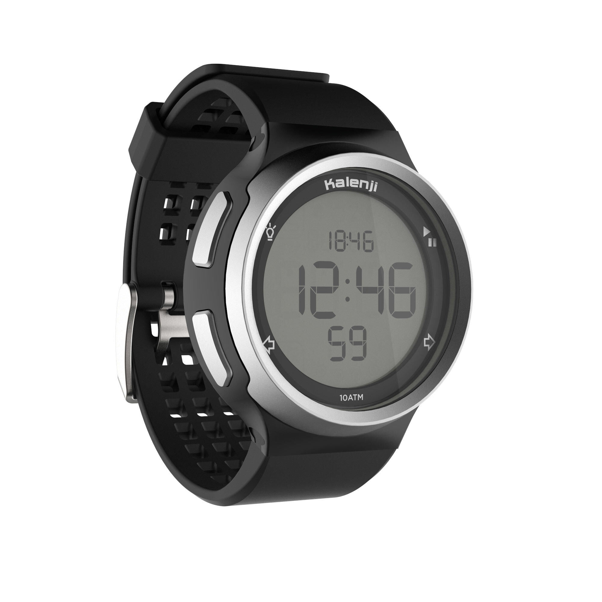 KALENJI W900 Men's Running Stopwatch - Black