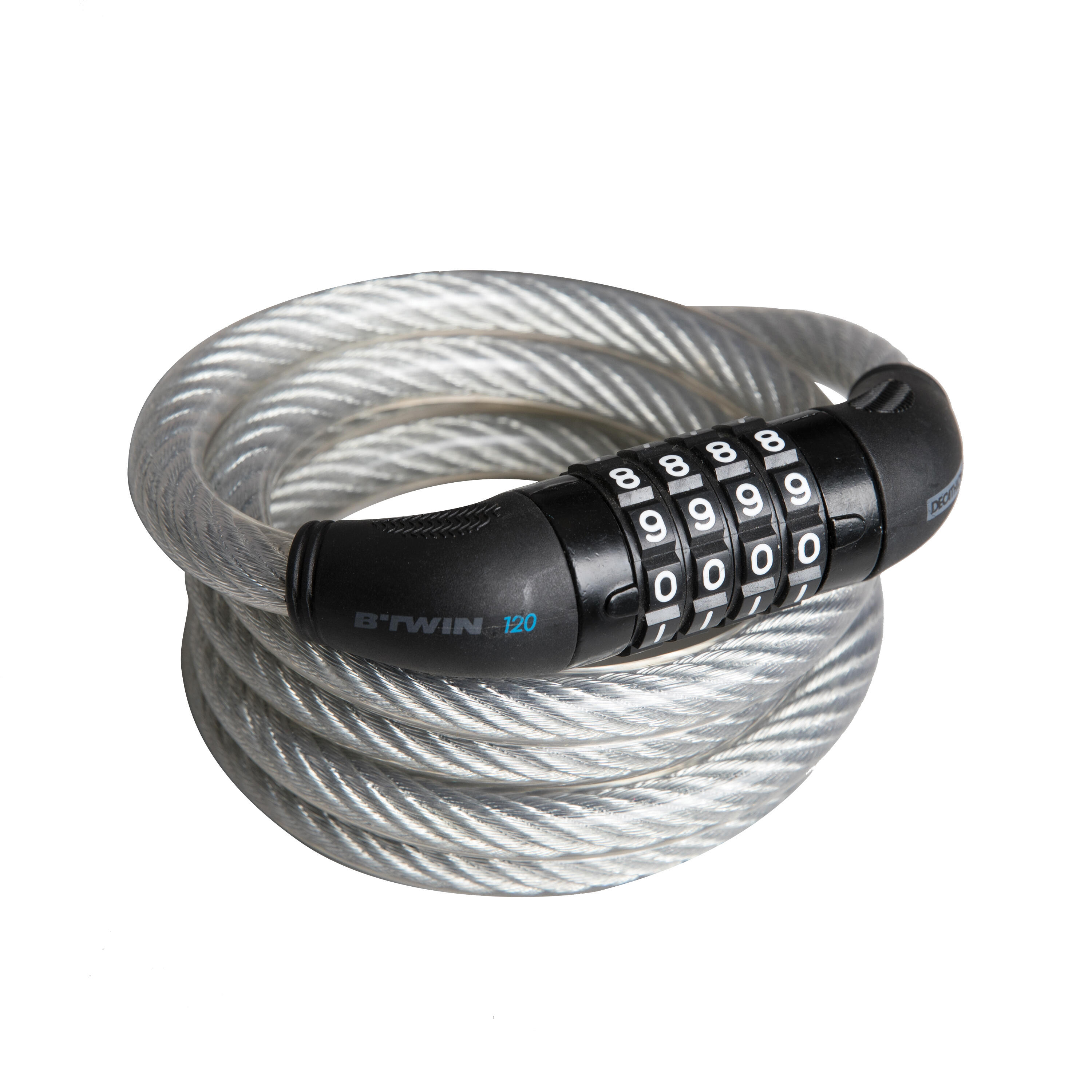 CANDADO ACCESORIOS ESPIRAL 120 CERRADURA DE COMBINACI N Decathlon