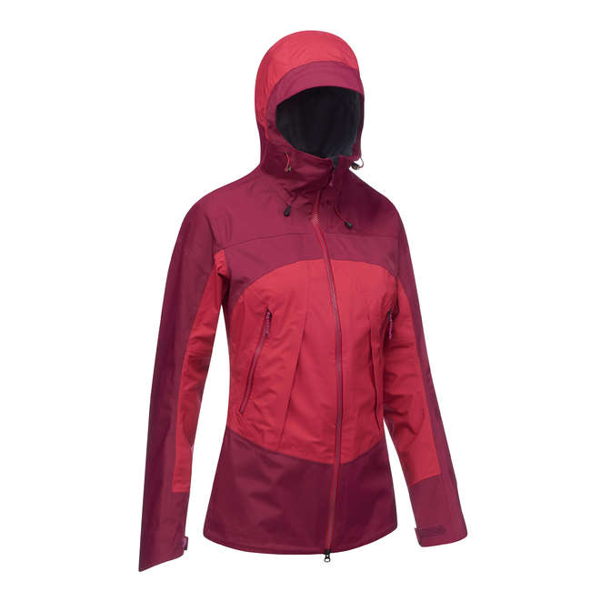 FORCLAZ Trek 500 Women's Waterproof Jacket - Pink | Decathlon