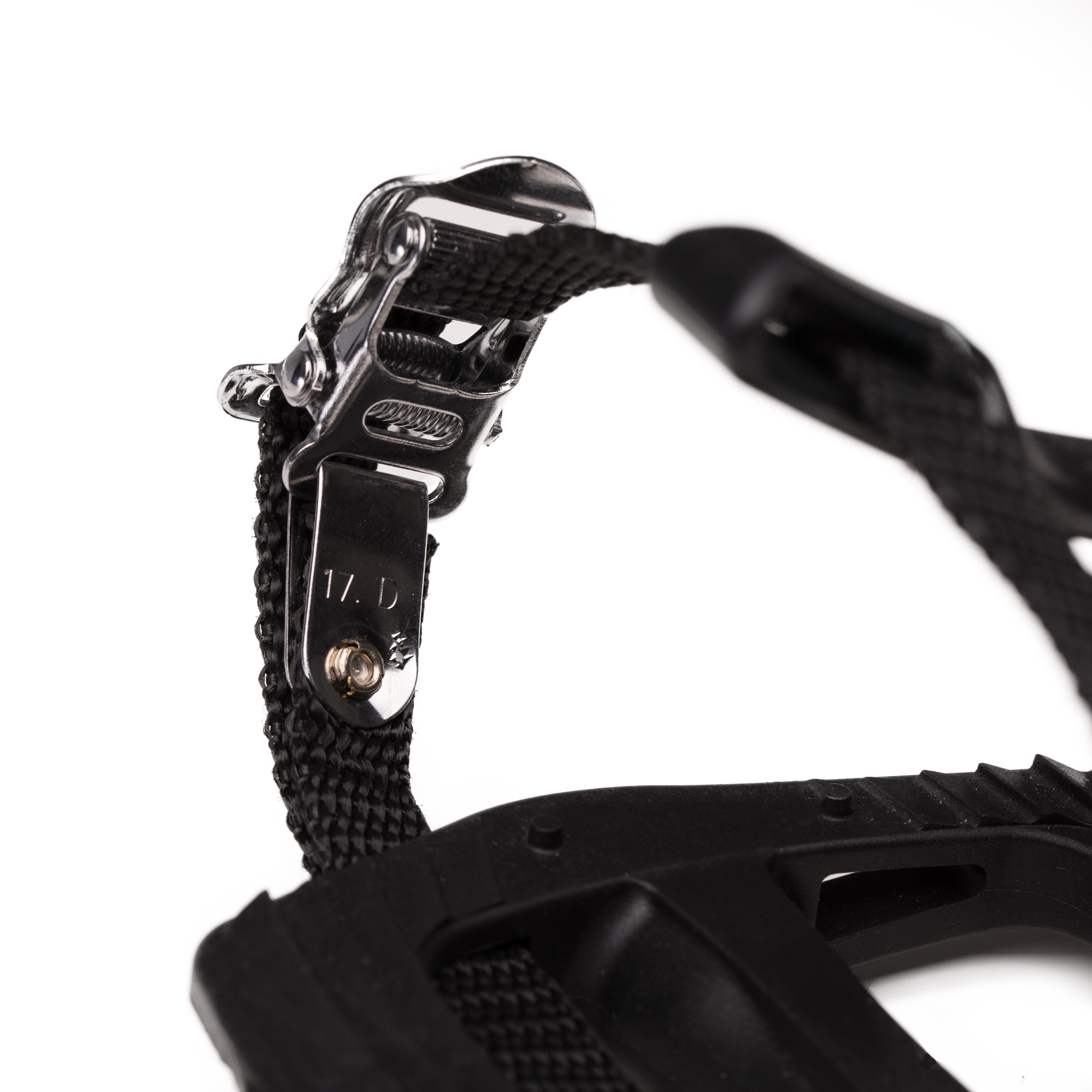 100 Resin Road Biking Pedals with Toe Clips - BTWIN