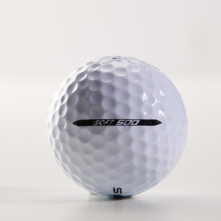 М'яч для гольфу Soft 500, 12 шт. - Білий