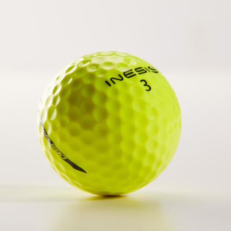 М'яч для гольфу Soft 500, 12 шт. - Жовтий