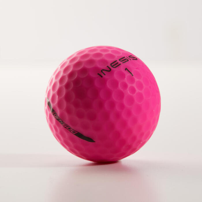 Balle de golf SOFT 500 Matte X12 Blanc Inesis Decathlon