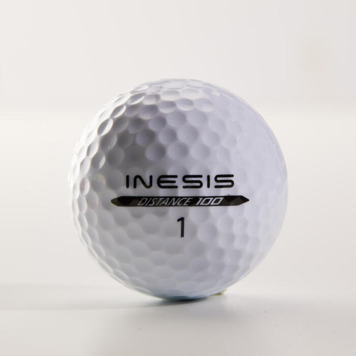 Balle de golf DISTANCE 100 X12 INESIS Decathlon
