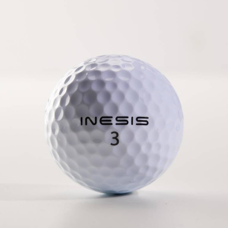 GOLF BALLSx12 - INESIS SOFT 500 WHITE