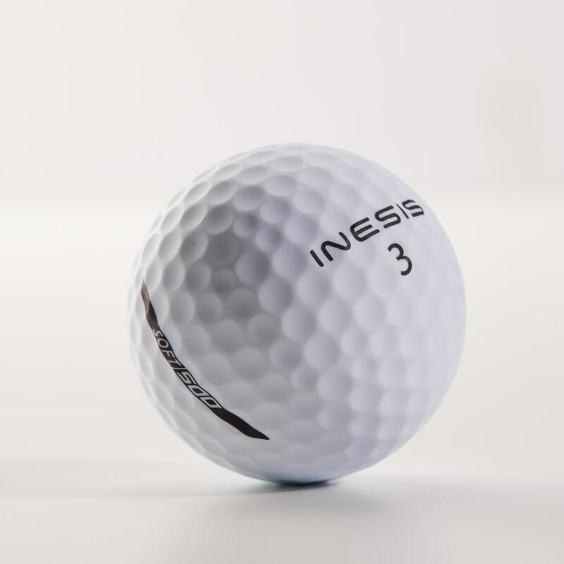 Golflabda Soft 500 Matte, 12 db, fehér 